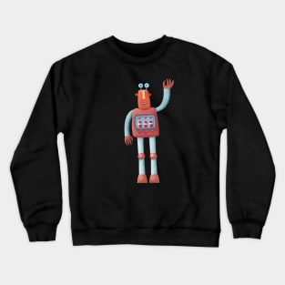 Retro Robot Crewneck Sweatshirt